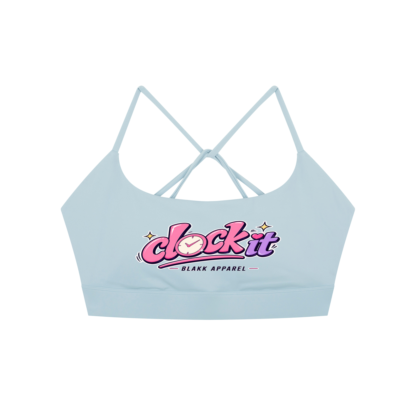 Strappy Criss Cross Yoga Sports Bra