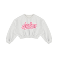 Women's Boxy Cropped Crewneck Sweatshirt