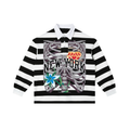 Color Block Stripe Polo Shirt