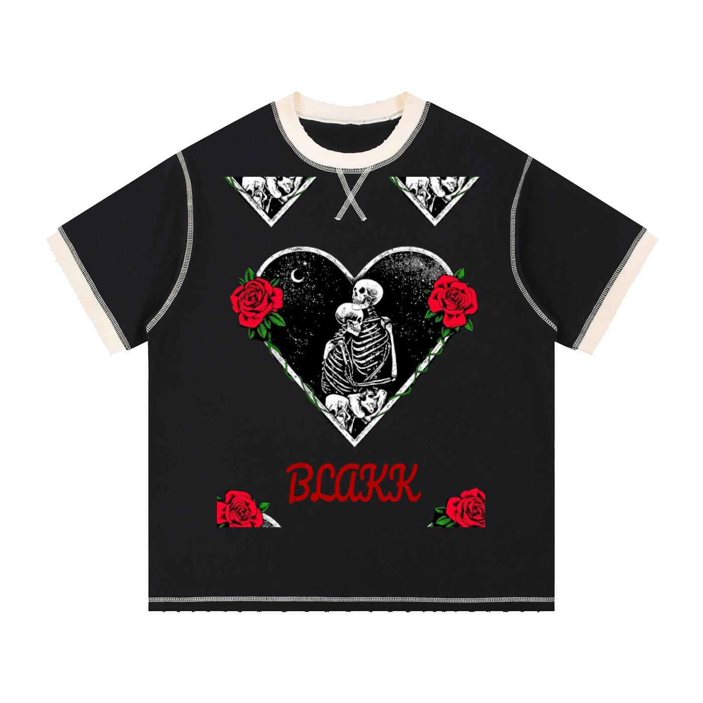 Contrast-Stitched Cotton T-Shirt