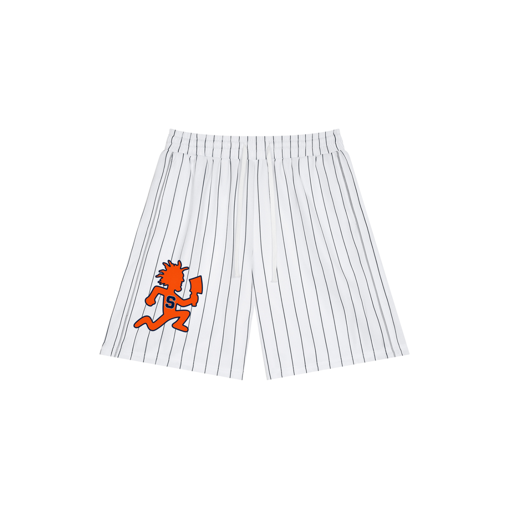 Unisex Striped Loose Fit Shorts