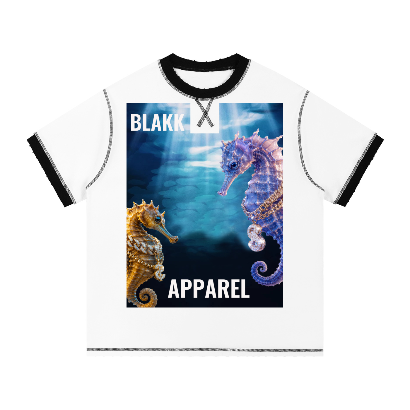 Contrast-Stitched Cotton T-Shirt