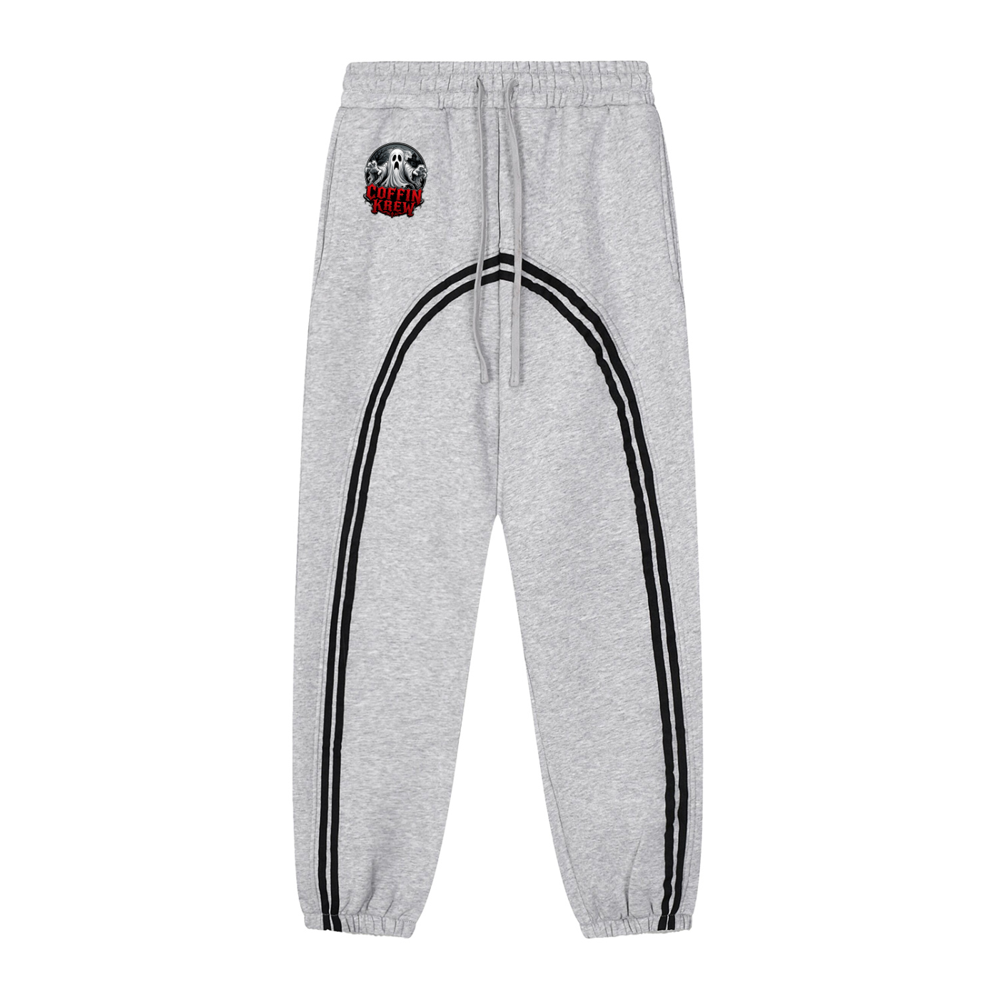 Sun Fade Contrast Tape Fleece Jogged Sweatpants