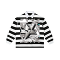 Color Block Stripe Polo Shirt